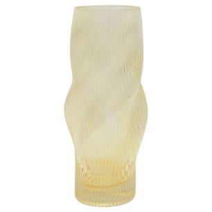 Vase 'wessel' gelb h29 d12 cm