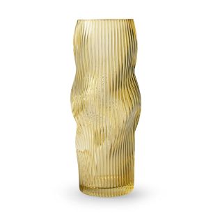 Vaas 'wessel' geel h29 d12 cm