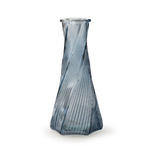 Vaas 'kevin' blauw h19 d9 cm