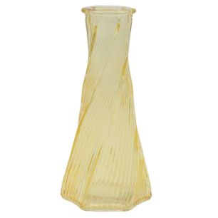 Vase 'kevin' gelb h19 d9 cm