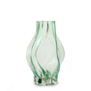 Vase 'shelby' minze grün h25 d15,5 cm