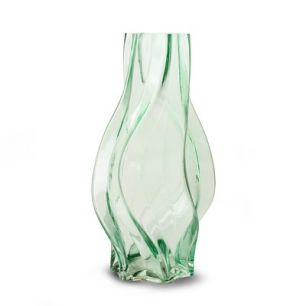 Vase 'shelby' minze grün h32 d16,5 cm