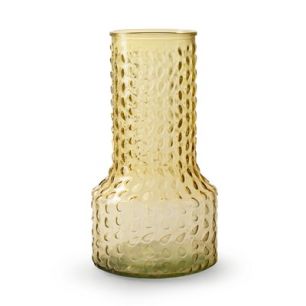 Vase 'elma' gelb h25,5 d14 cm