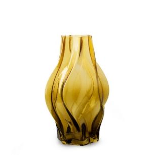 Vase 'shelby' gelb grün h25 d15,5 cm