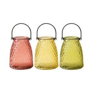 Vase mit Griff 'Anderson' mix rosa gelb