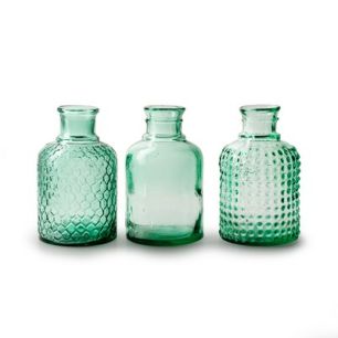 Eco Flasche 3fach sort. 'Orion' h20 d12 cm