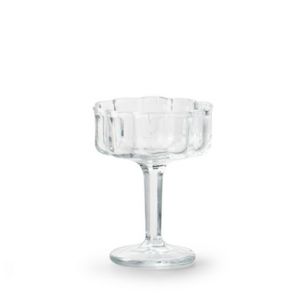 Tealightholder on foot 'rina' h8 d6 cm