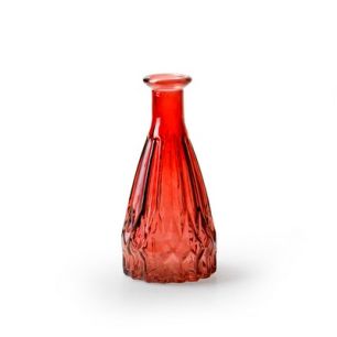 Bottle 'patty' red h14.5 d7 cm