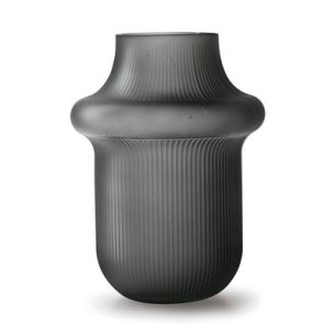 Vase 'Philou' matt grau h20 d15 cm
