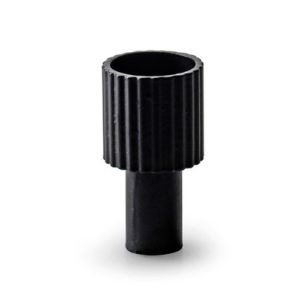 Metal candleholder 'sally' black  h5 d2.5/d1.5 cm