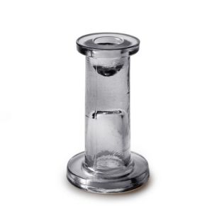 Candleholder 'bing' smoke h12 d7 cm