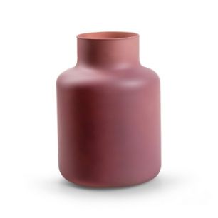 Eco vase 'gigi' matt old pink h20 d14.5cm