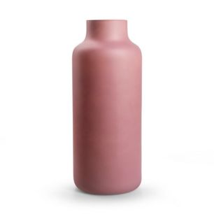 Eco vase 'gigi' matt old pink h35 d14.5cm