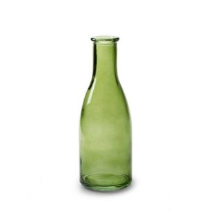 Bottle 'simply' green h19 d6.5 cm