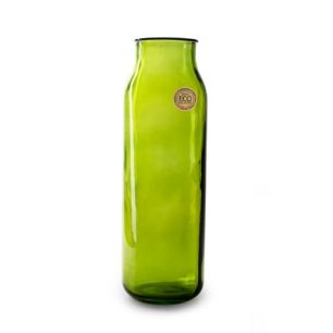 Eco vase 'pablo' green h45 d15.5 cm