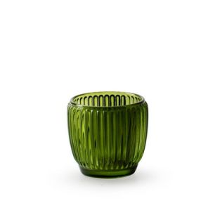 Tealightholder 'millie' green h7 d8 cm