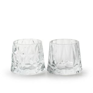 Tealightholder 2-ass. 'sary' h10.5 d9 cm