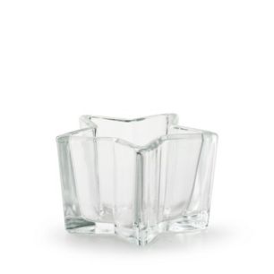 Tealightholder 'ster' h6.5 d10.5 cm