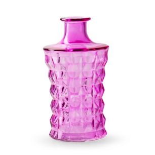 Bottle 'serena' fuchsia h19 d11 cm