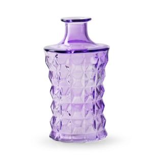 Bottle 'serena' purple h19 d11 cm