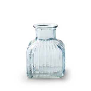 Bottle 'nim' blue h9 d6,5 cm