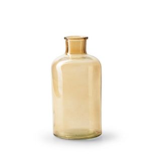 Bottle 'brandon' beige h16,5 d8 cm