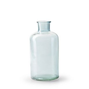 Bottle 'brandon' blue h16,5 d8 cm