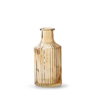 Bottle 'snipe' beige h14 d7 cm