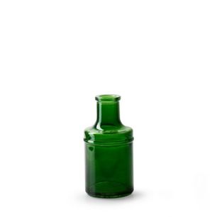 Bottle 'simplex' green h13 d7 cm