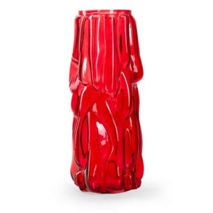 Cylinder 'odin' red h34 d14 cm
