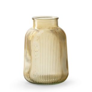 Vase 'sigrid' beige h20 d15 cm