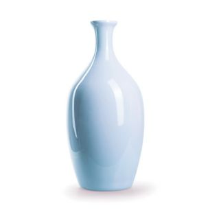 Eco Flasche 'Tinkles' blau glänzend h45 d23 cm