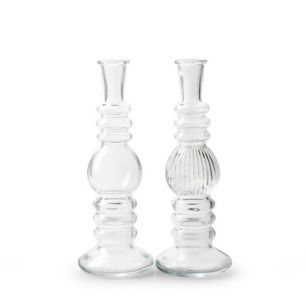 Vase 2ass. 'annelot' h23 d8.5 cm