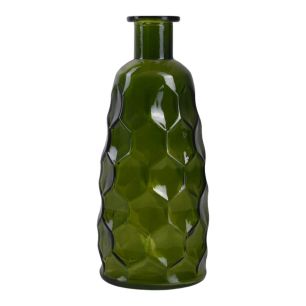 Flasche „Margot” grün h30,5 d12,5 cm