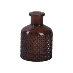 Bottle “aram” brown h10 d7 cm