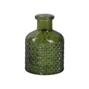 Bottle “aram” green h10 d7 cm