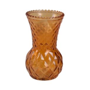 Vase „Marigold” orange h11,5 d8,5 cm