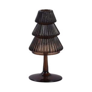 Teelichthalter „Sven” braun h16 d8 cm