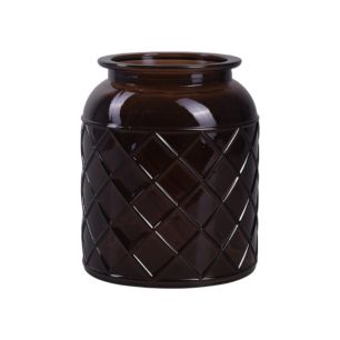 Vase „Brüssel“ braun H 18 D 16,5 cm