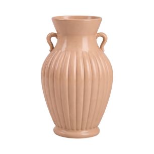Vase „Latte“ beige H 20, D 12,5 cm