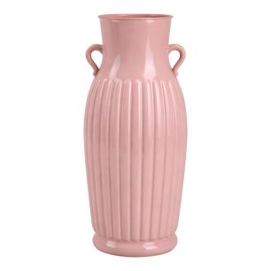 Vase „Latte” hellrosa H 25 d 11 cm