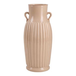 Vase “latte” beige h25 d11cm