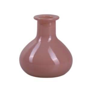 Bottle “dawn” light pink h9.5 d8.5 cm