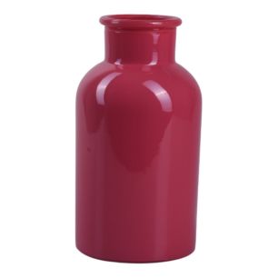 “Braxton” bottle, dark pink, h20 d10 cm