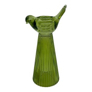 Kandelaar cassis groen h22 d11.6cm