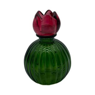 Vase fleur unique rosa rose h12.5 d8.5cm