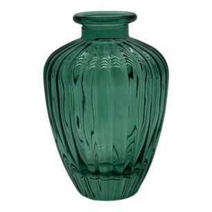 Vase carmen vert sarcelle h10.5 d7.2cm