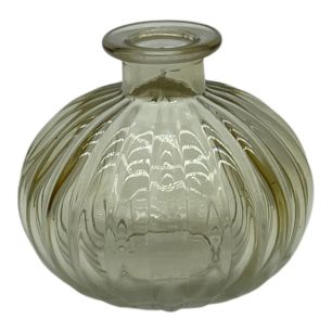Vase petra jaune clair h7.5 d8.5cm