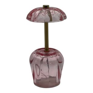 Table lamp coco light pink h19 d9.5cm