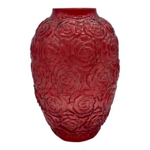 Vase maia red h27 d19cm (cc)